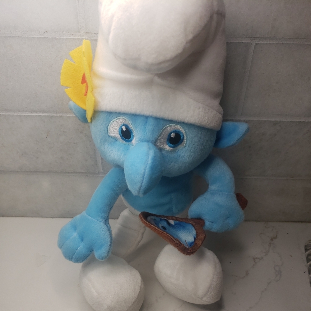 Vanity stuff plush doll 10" 2013 the smurfs movie